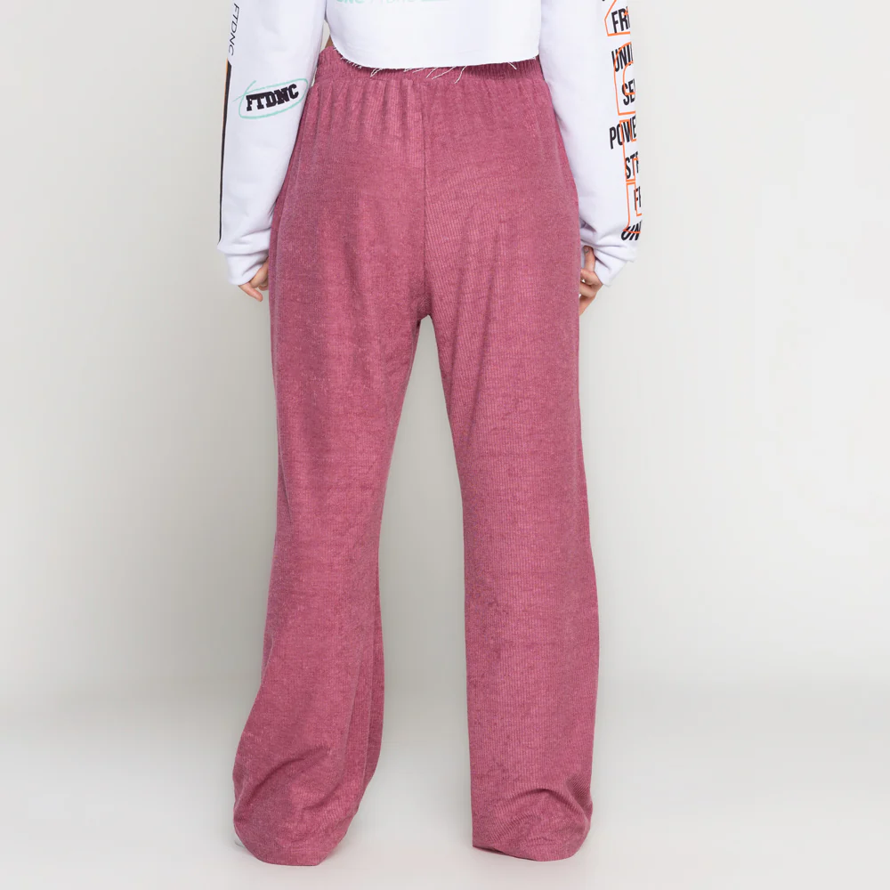CALÇA AVELUDADA FTDNC ROSA PINK - Image 2