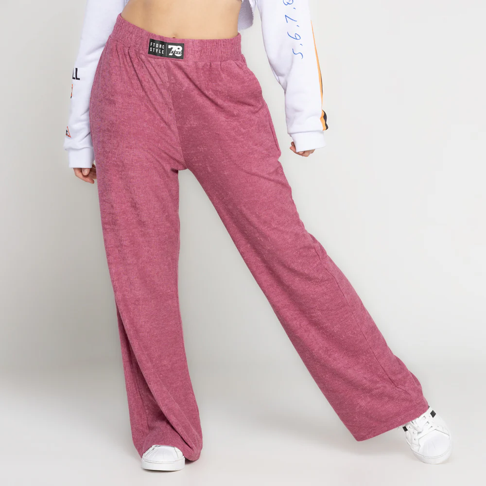 CALÇA AVELUDADA FTDNC ROSA PINK - Image 3