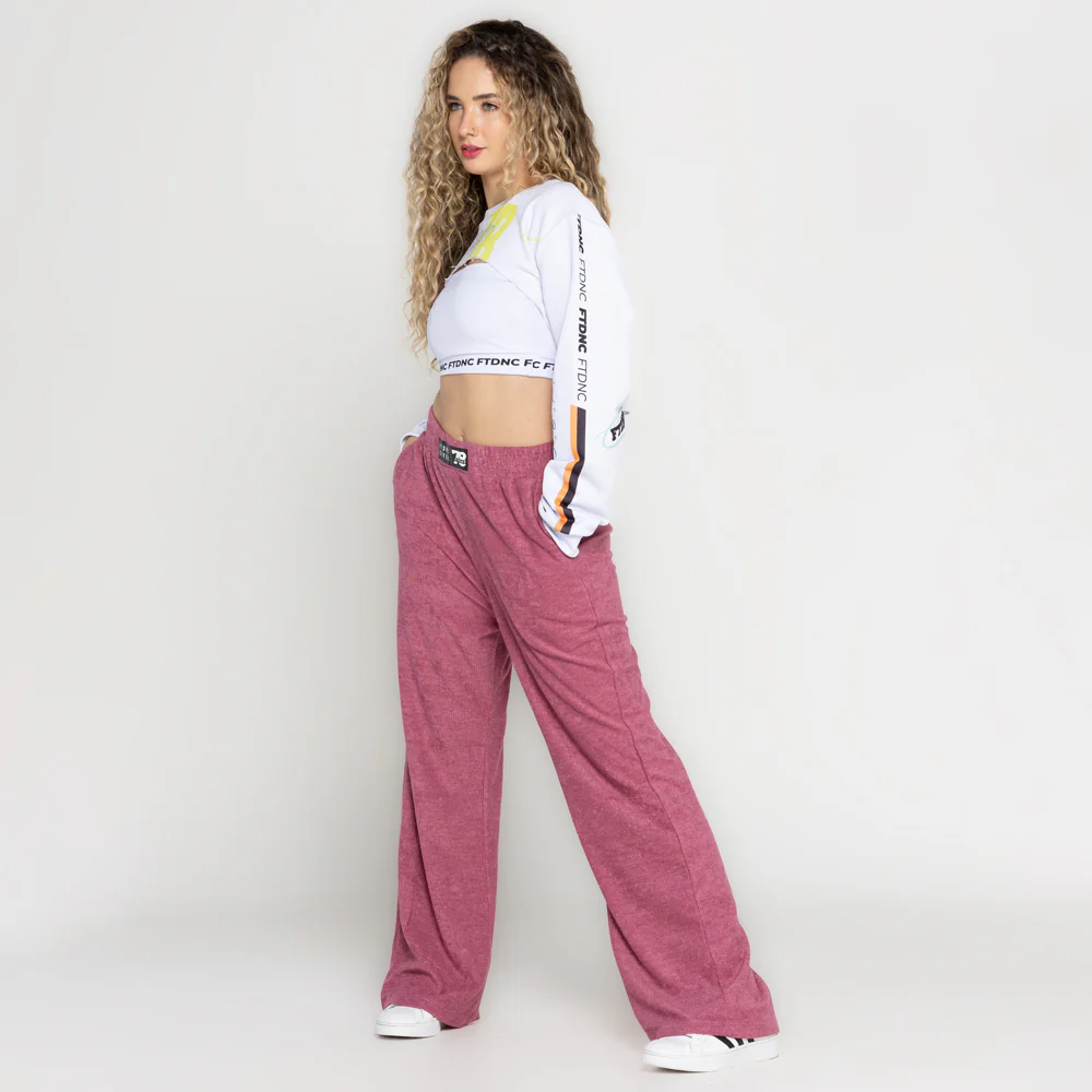 CALÇA AVELUDADA FTDNC ROSA PINK - Image 6