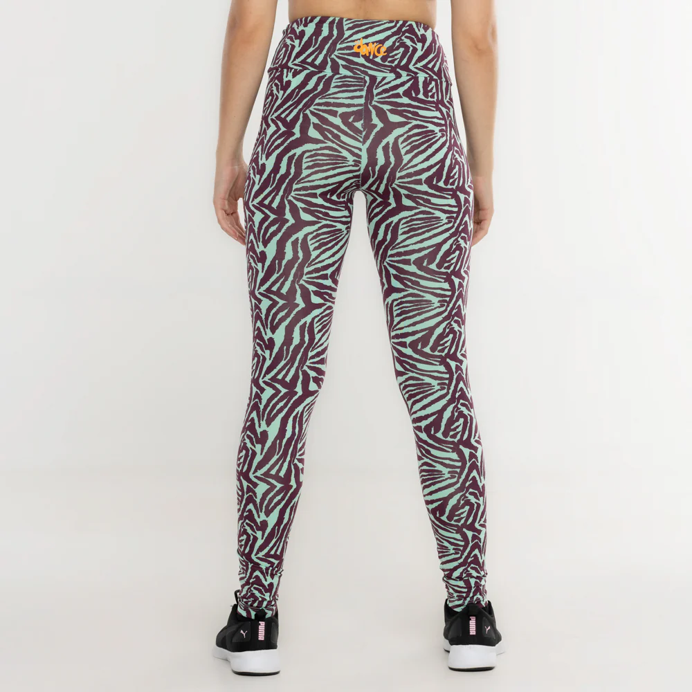CALÇA LEGGING ZEBRADO FITDANCE ROXO - Image 3