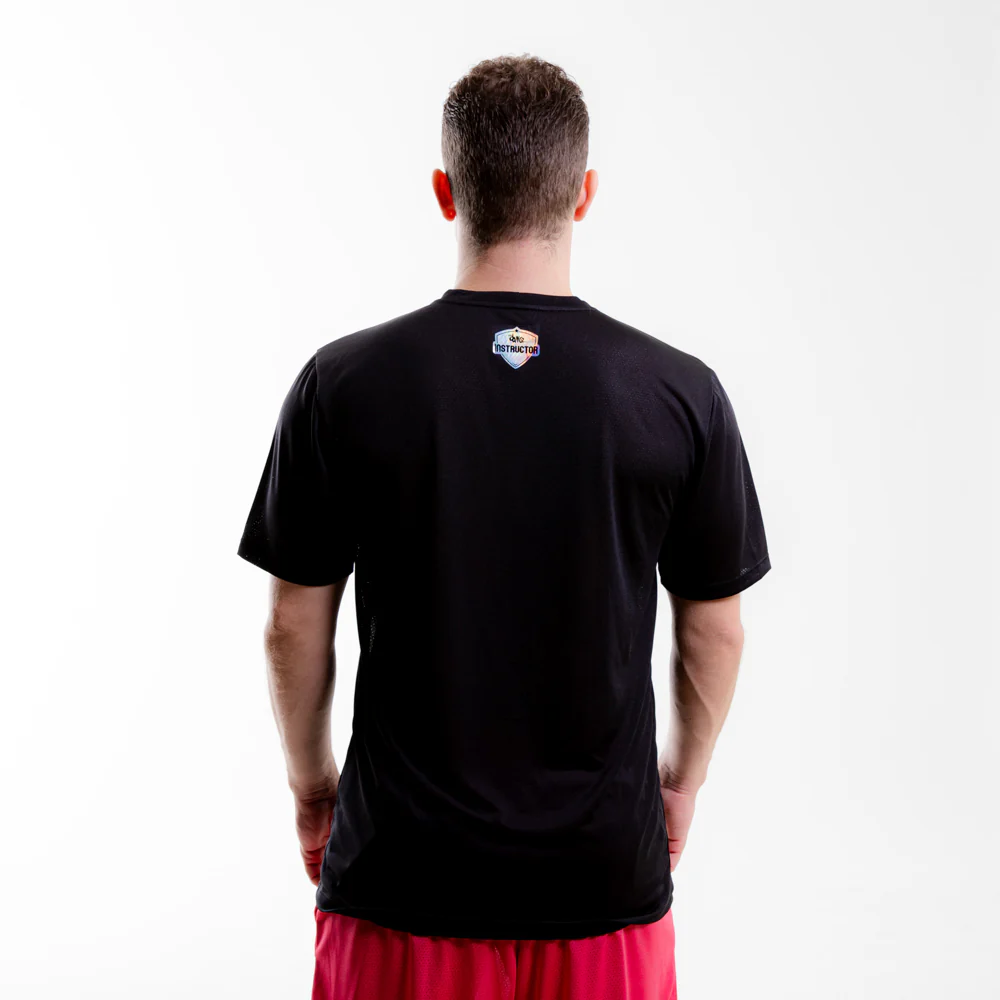CAMISETA ESTAMPA OMBRO FITDANCE INSTRUCTOR PRETO EST ROSA - Image 3