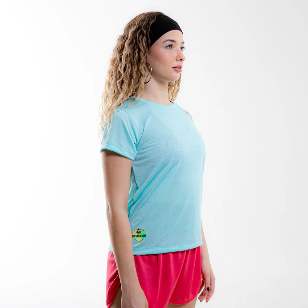 CAMISETA LISTRA FITDANCE INSTRUCTOR AZUL - Image 4