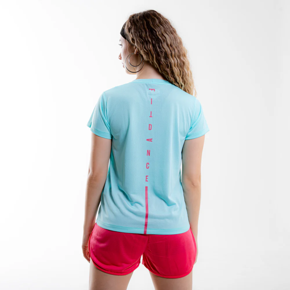 CAMISETA LISTRA FITDANCE INSTRUCTOR AZUL - Image 5