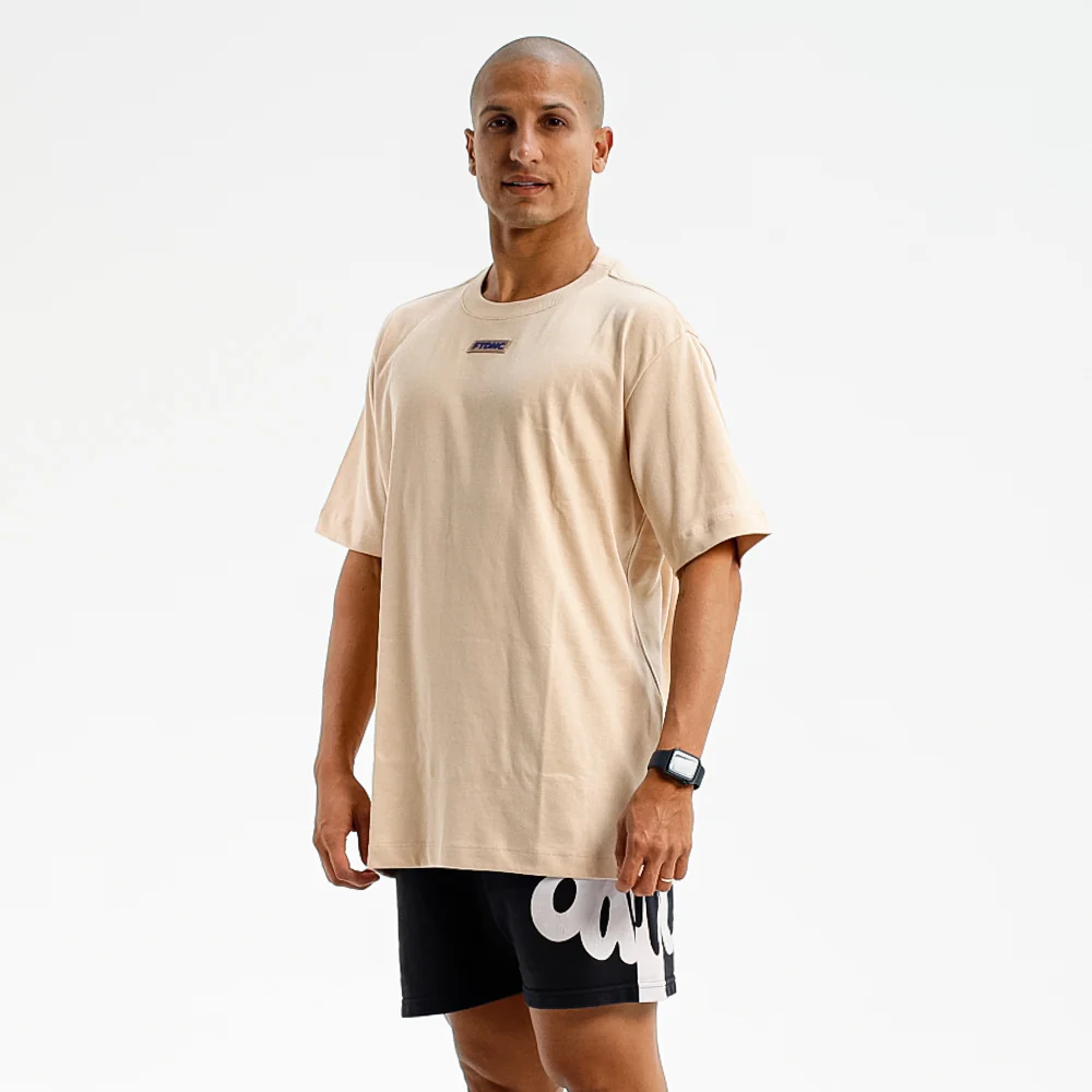 CAMISETA OVERSIZED MALHÃO FTDNC BEGE - Image 5