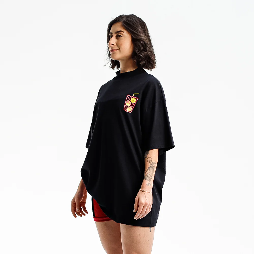 CAMISETA OVERSIZED PL FITDANCE PRETO - Image 6
