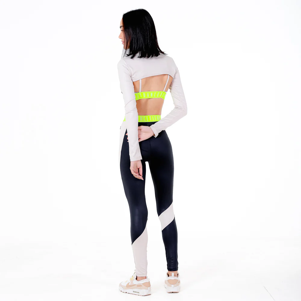 LEGGING ELASTICO RECORTE FITDANCE PRETO - Image 3
