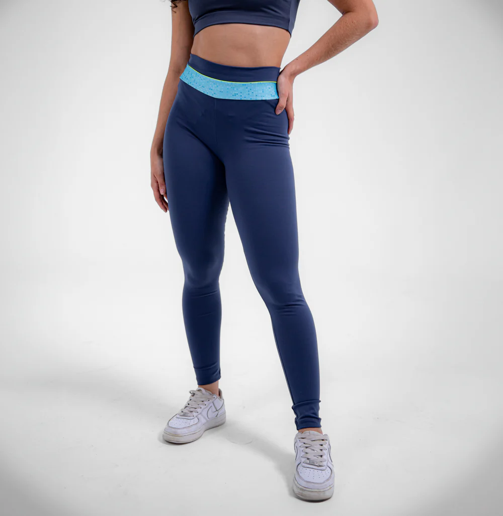 LEGGING FAIXA CINTURA FITDANCE AZUL - Image 12