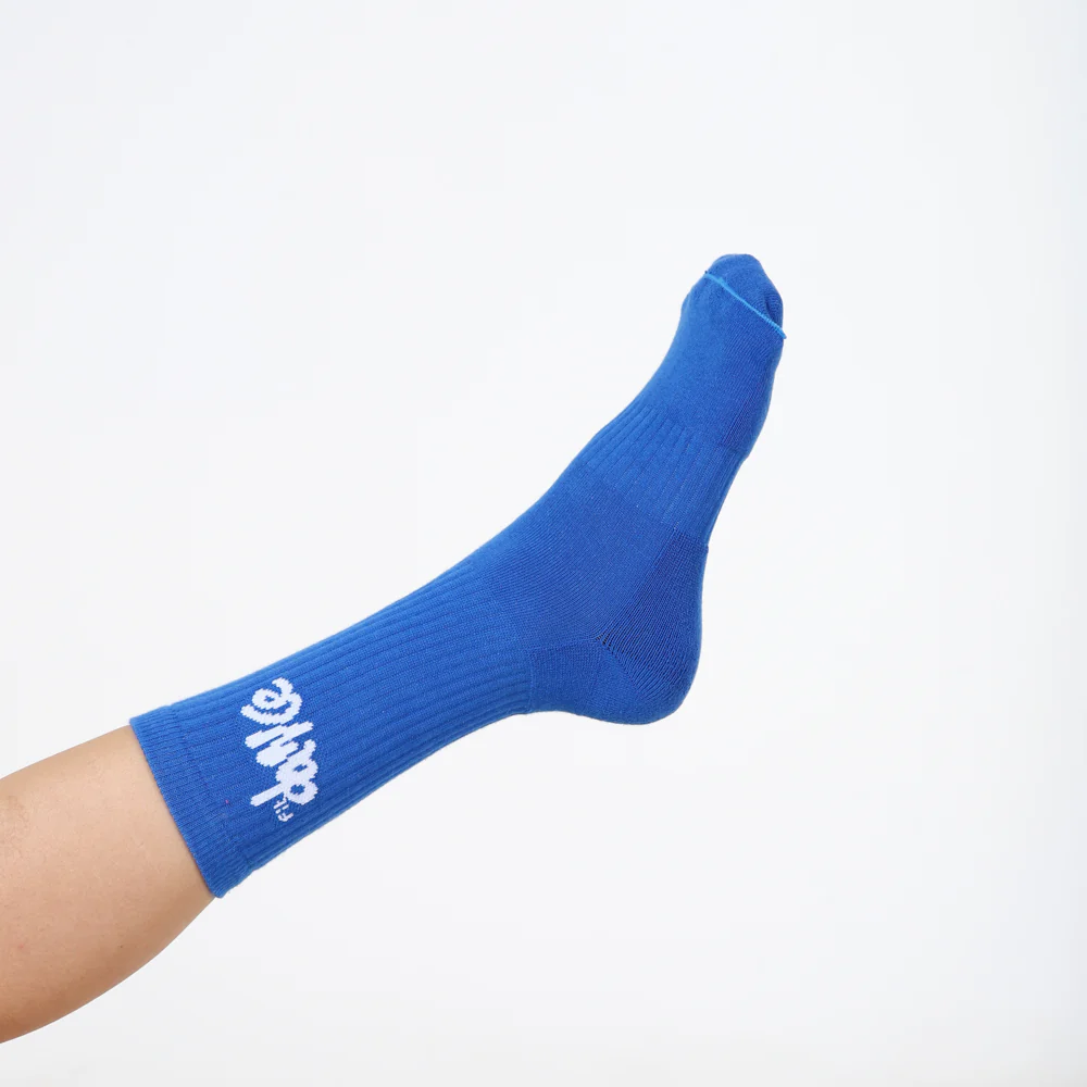 MEIA CLASSIC FITDANCE AZUL + BRANCO - Image 3