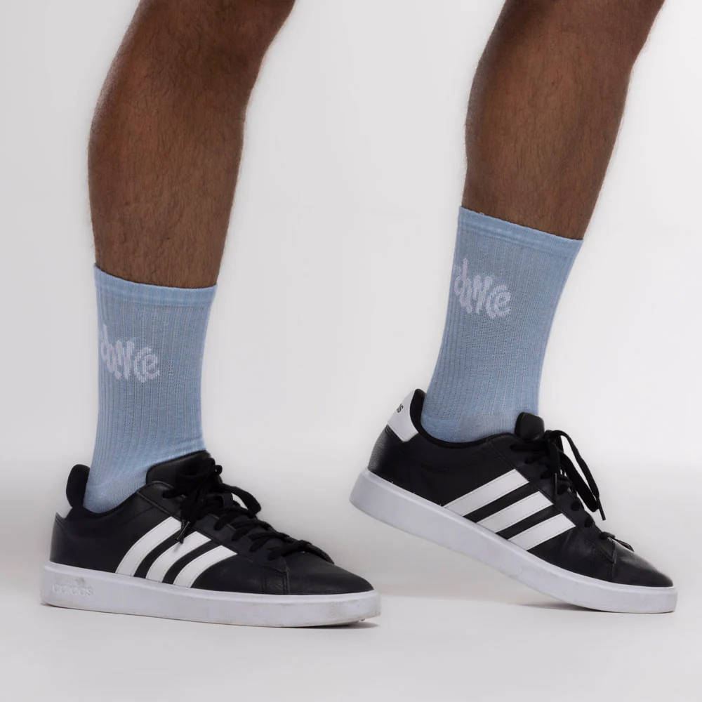 MEIA CLASSIC FITDANCE AZUL EST BRANCO - Image 3