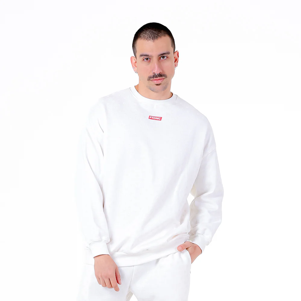 MOLETOM FULL PRINT FTDNC OFF-WHITE - Image 8