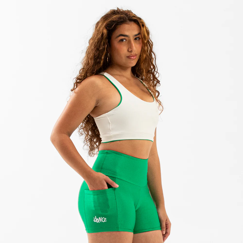 TOP DUPLA FACE FITDANCE CHROMA OFF VERDE - Image 6